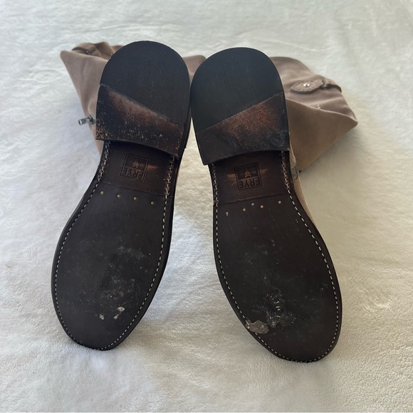 Frye Shirley Over The Knee Riding Boots in Ash Size 8 - Picture 7 of 14